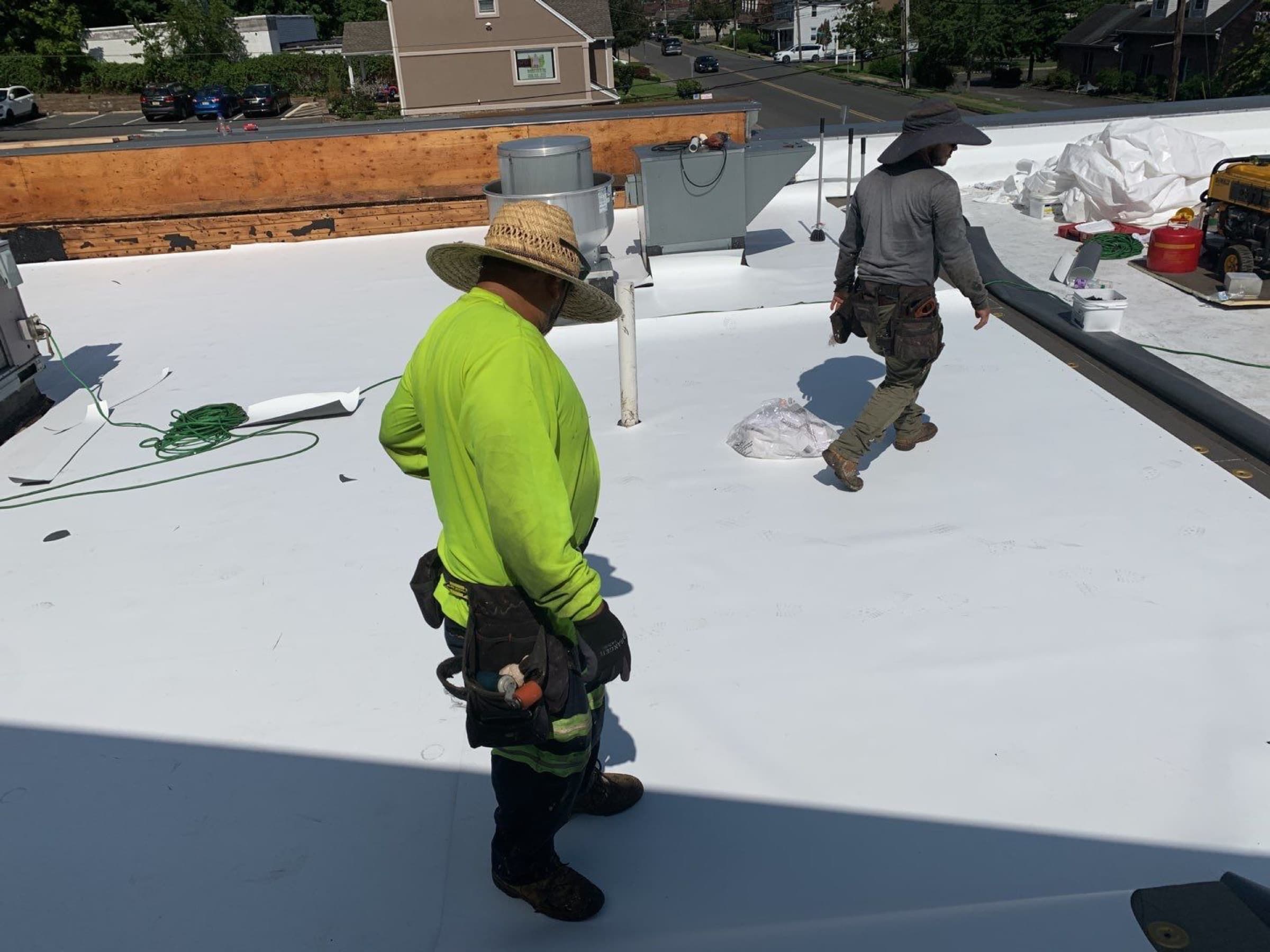 Retail building roof, Berkeley Heights, NJ, project photo 3