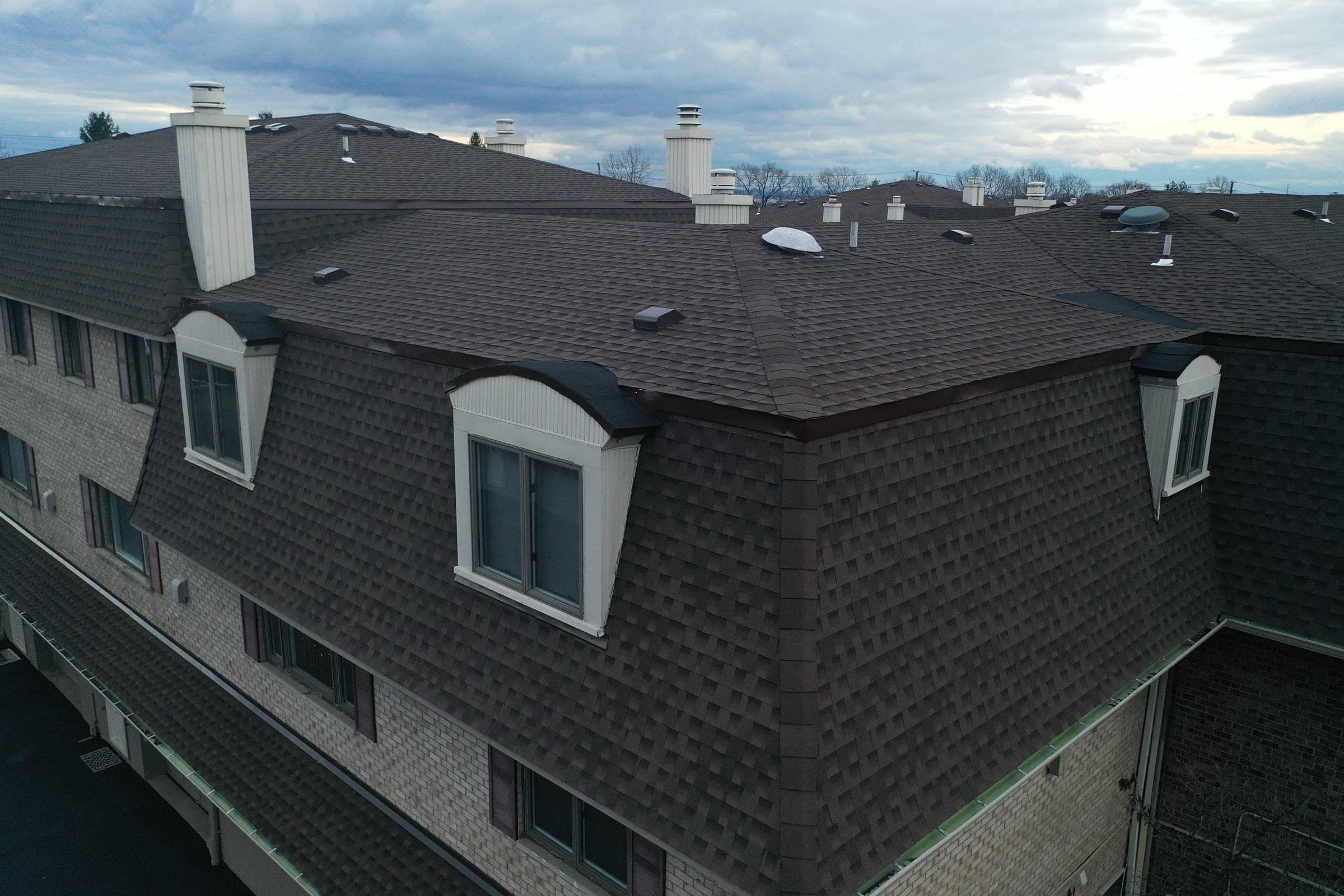 Townhome mansard and roof, Clifton, NJ, project photo 3