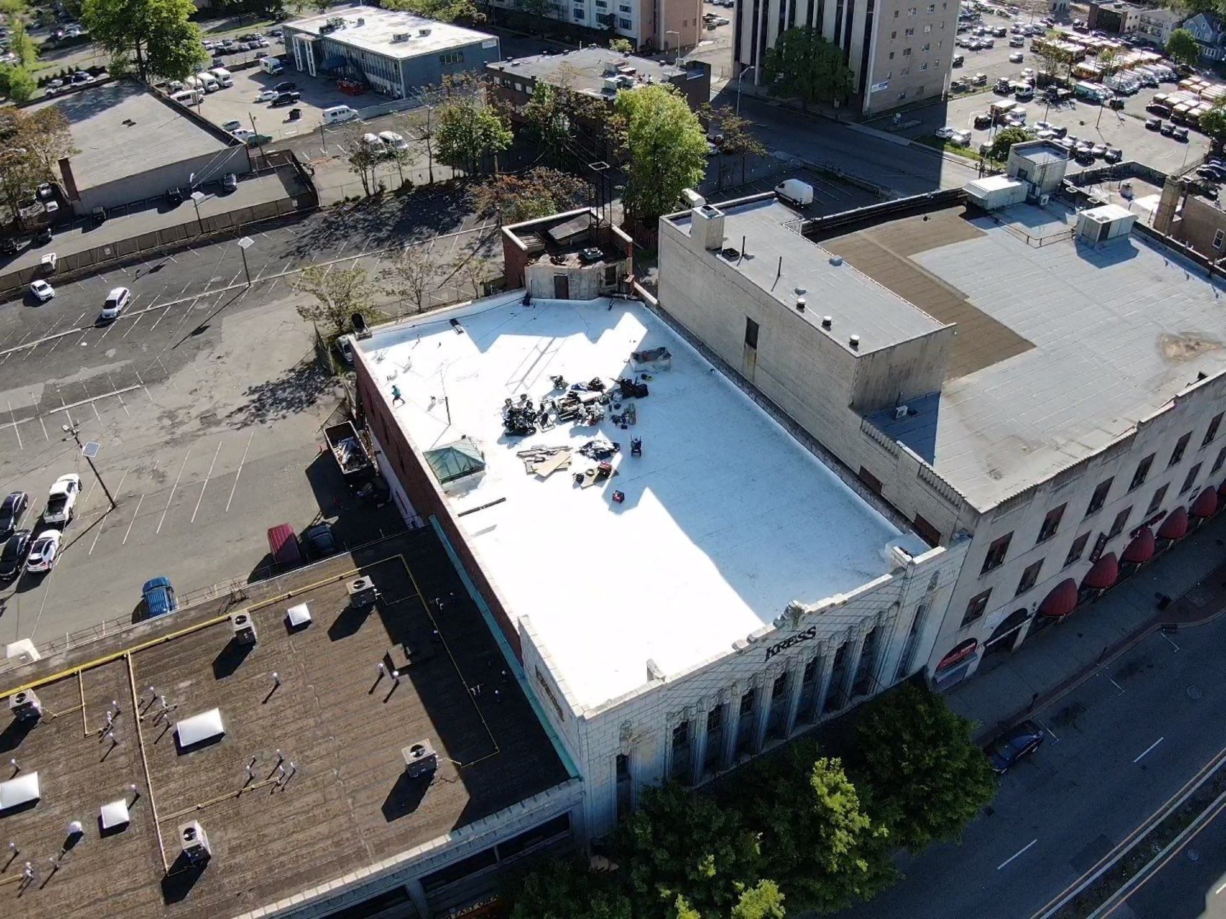 Commercial low-slope roof, East Orange, NJ, project photo 1