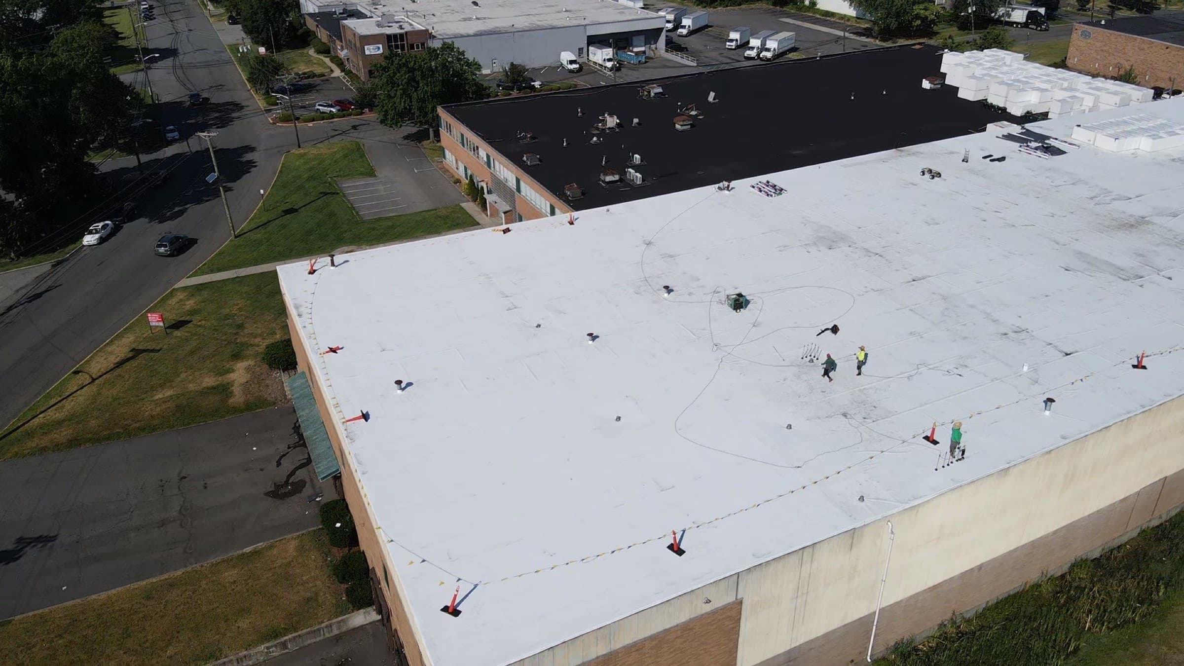Warehouse roof conversion, East Rutherford, NJ, project photo 1