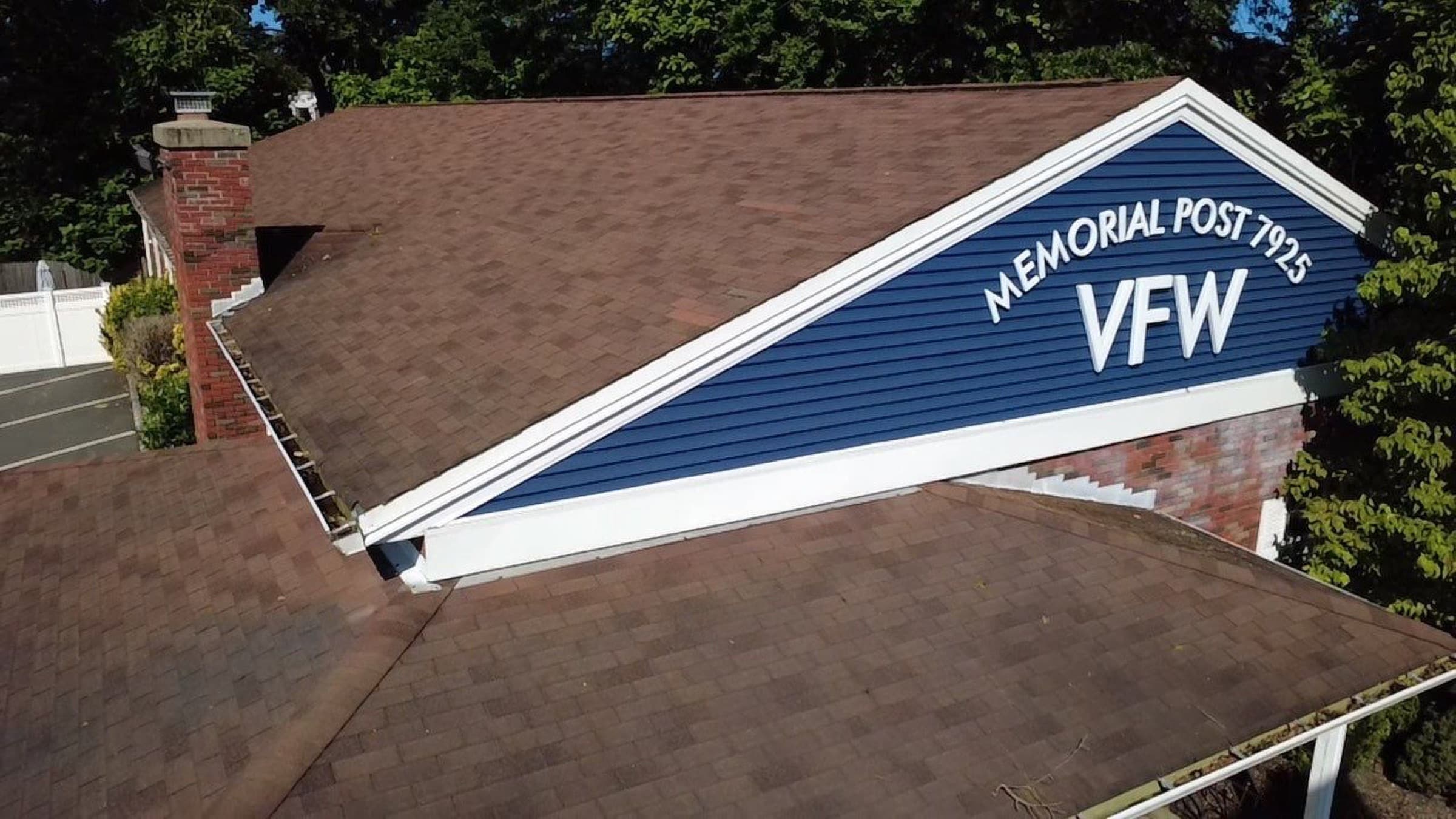Veterans post roof, Fairfield, NJ, project photo 1