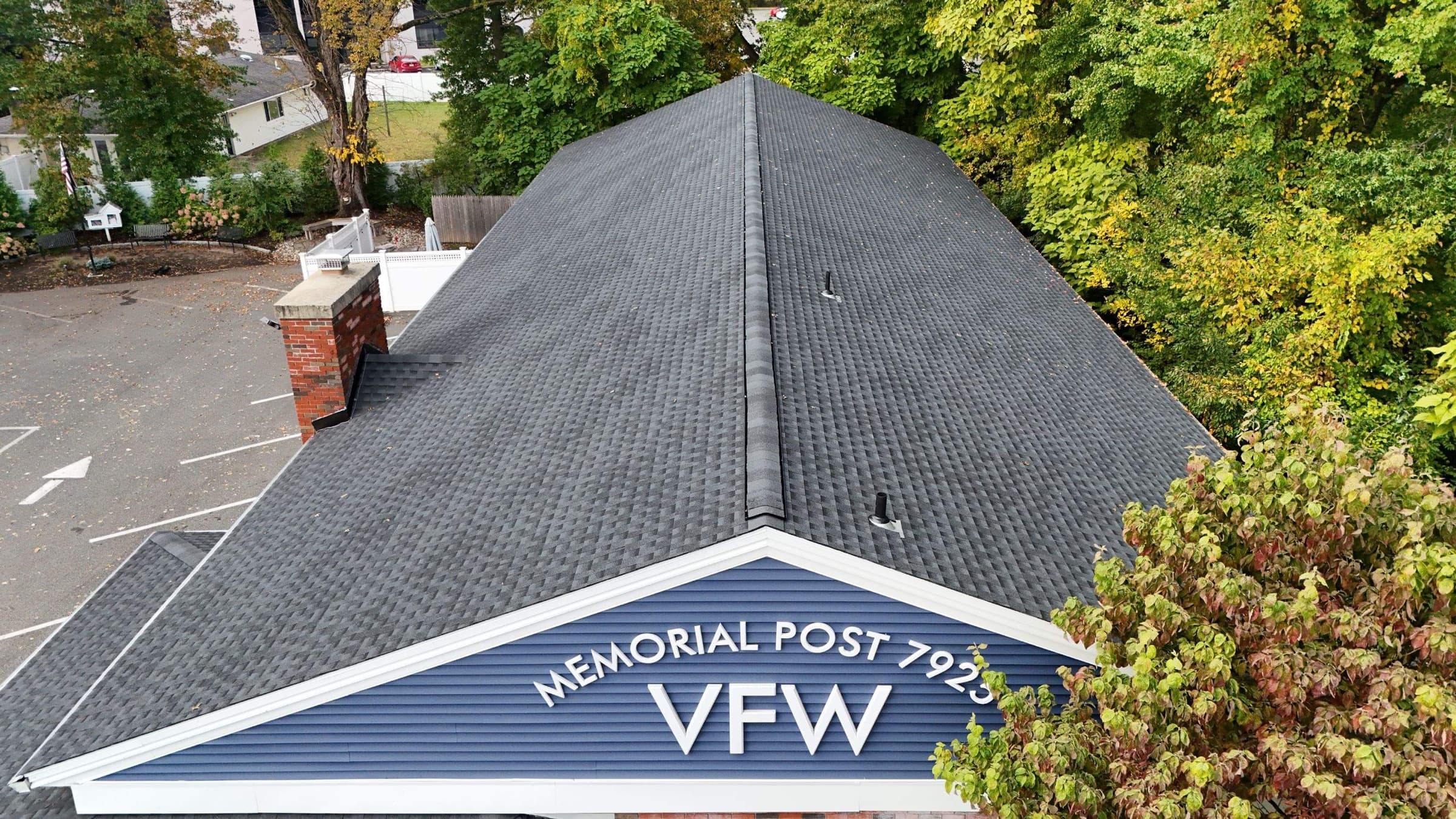 Veterans post roof, Fairfield, NJ, project photo 2