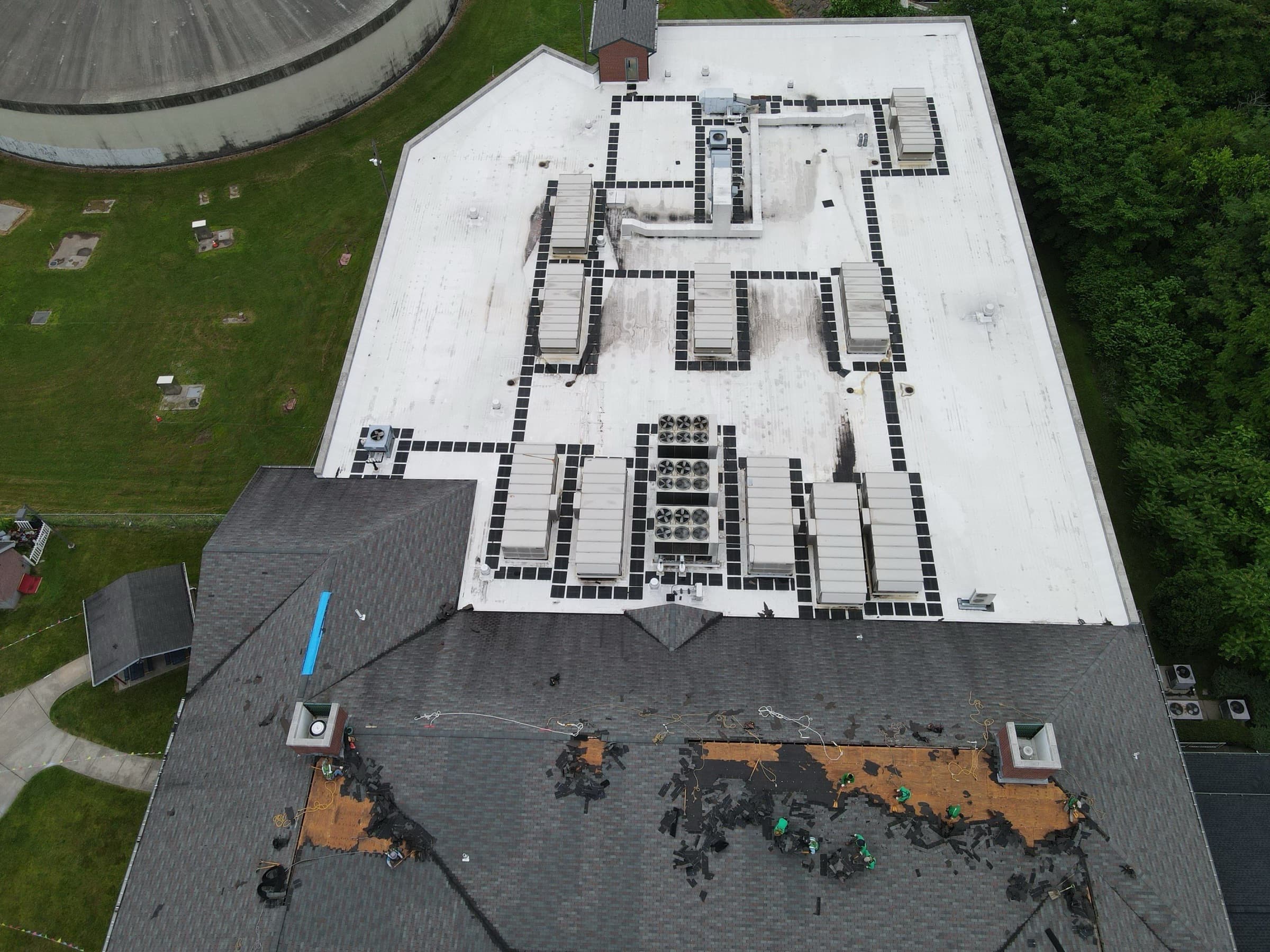 School roof replacement, Jersey City, NJ, project photo 1
