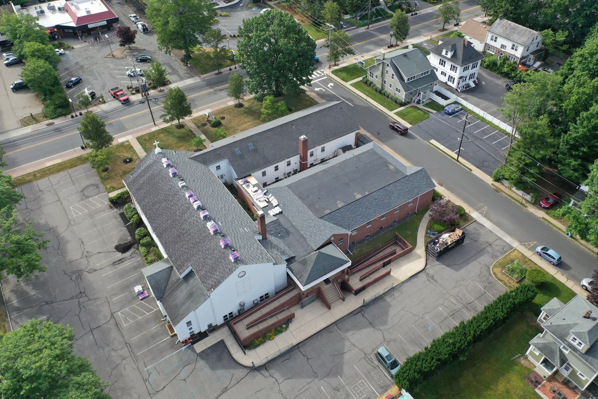 Church roof replacement, Morris Plains, NJ, project photo 1