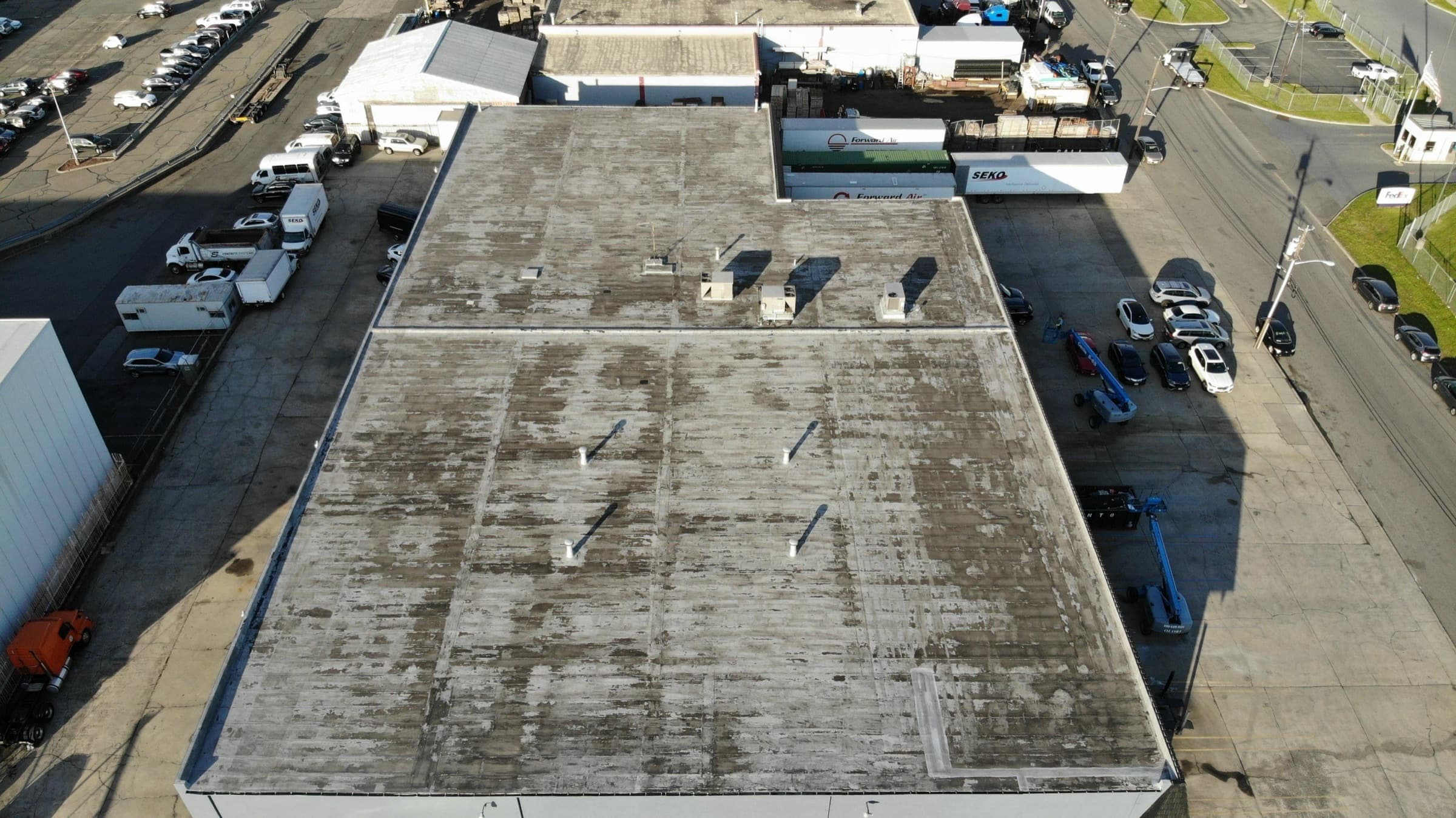 Commercial roof replacement, Newark, NJ, project photo 1