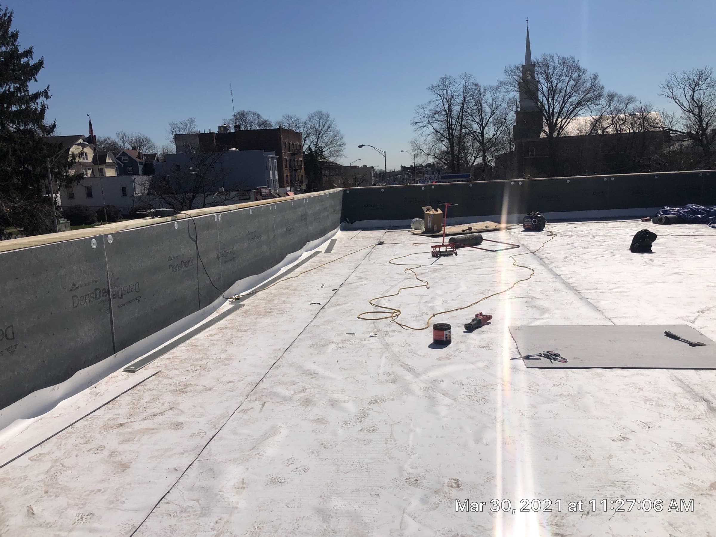 Commercial flat roof, Orange, NJ, project photo 3
