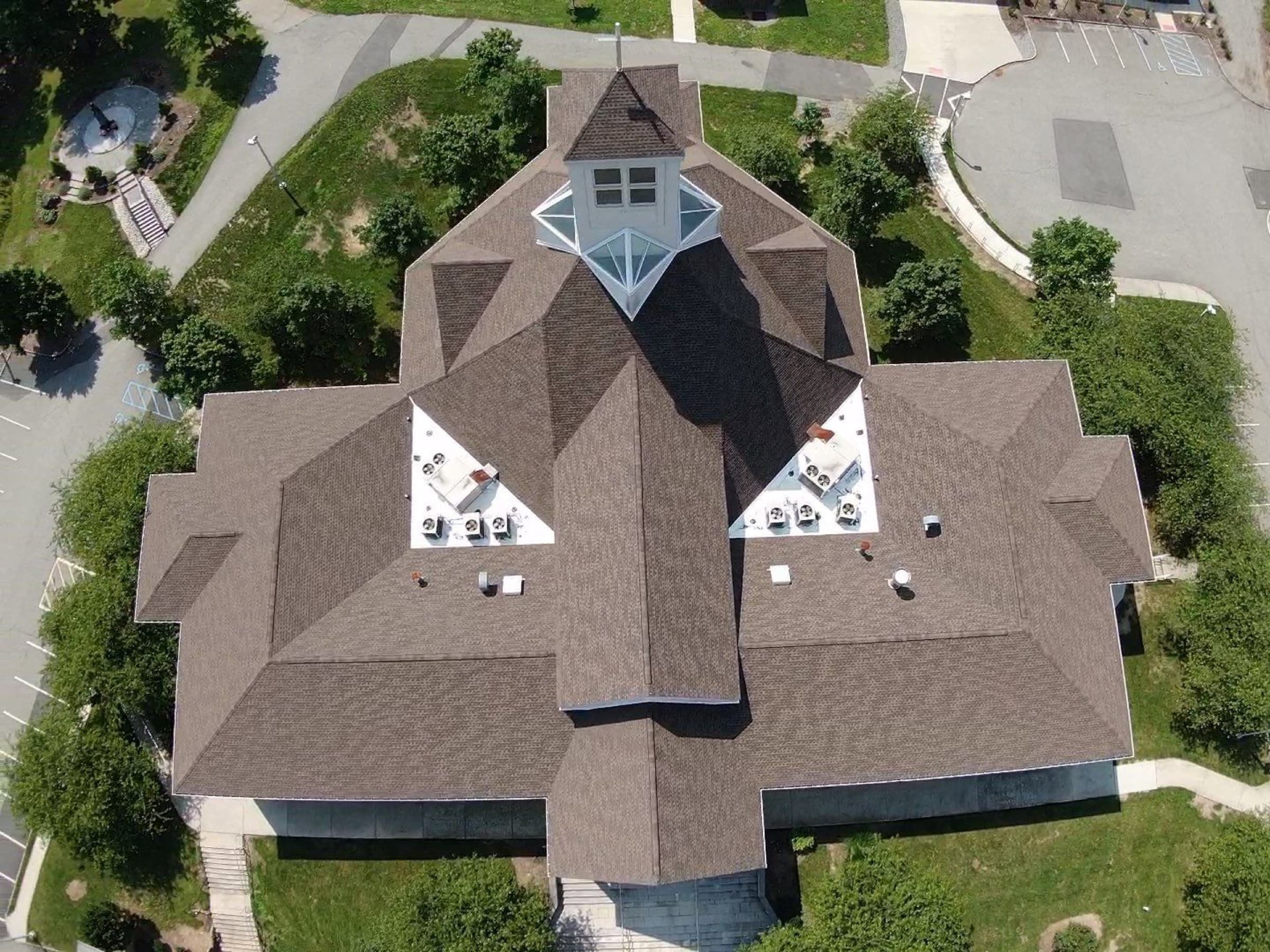 Church roof replacement, Towaco, NJ, project photo 1