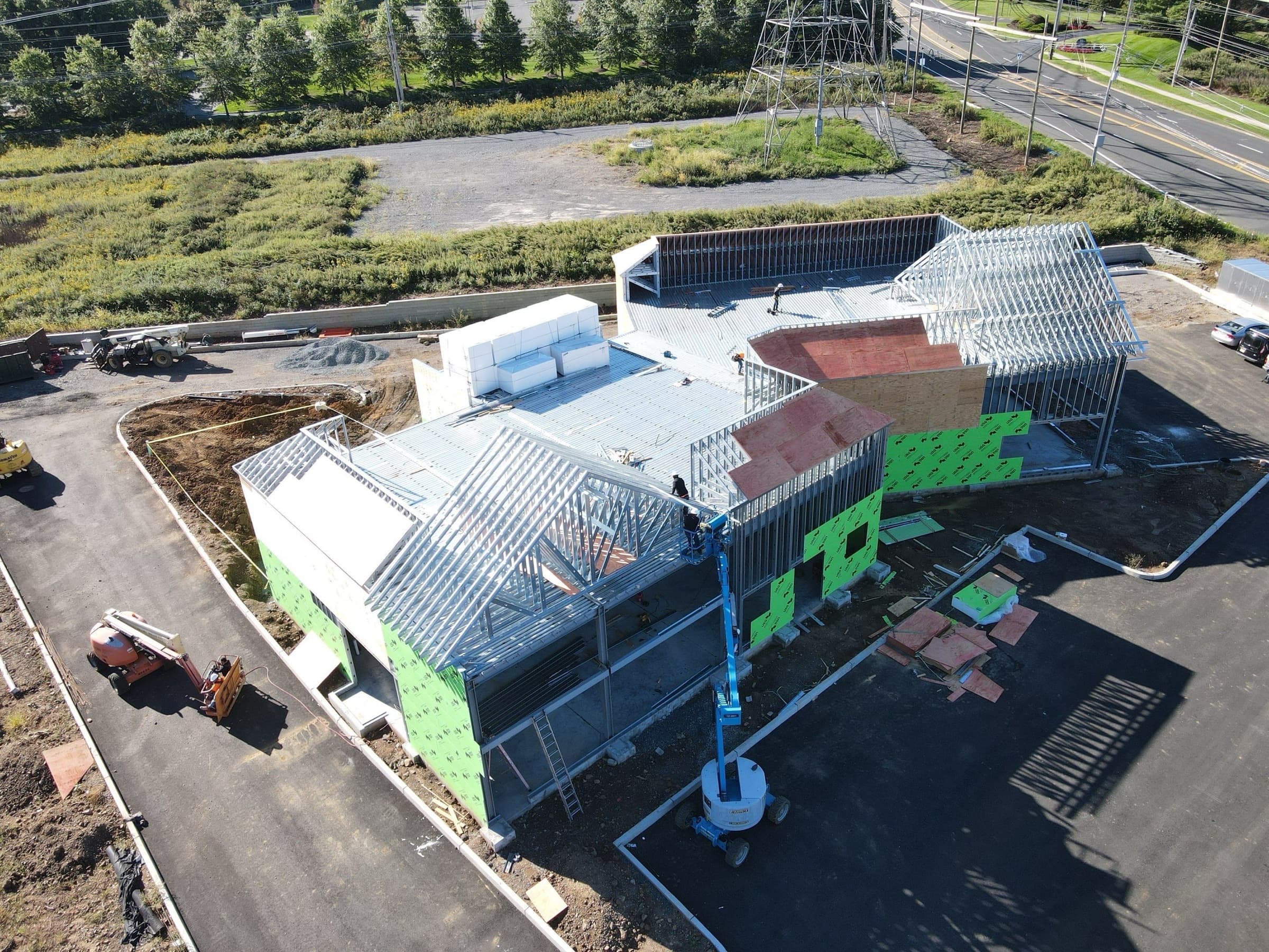 Commercial exterior renovation, Warren, NJ, project photo 1