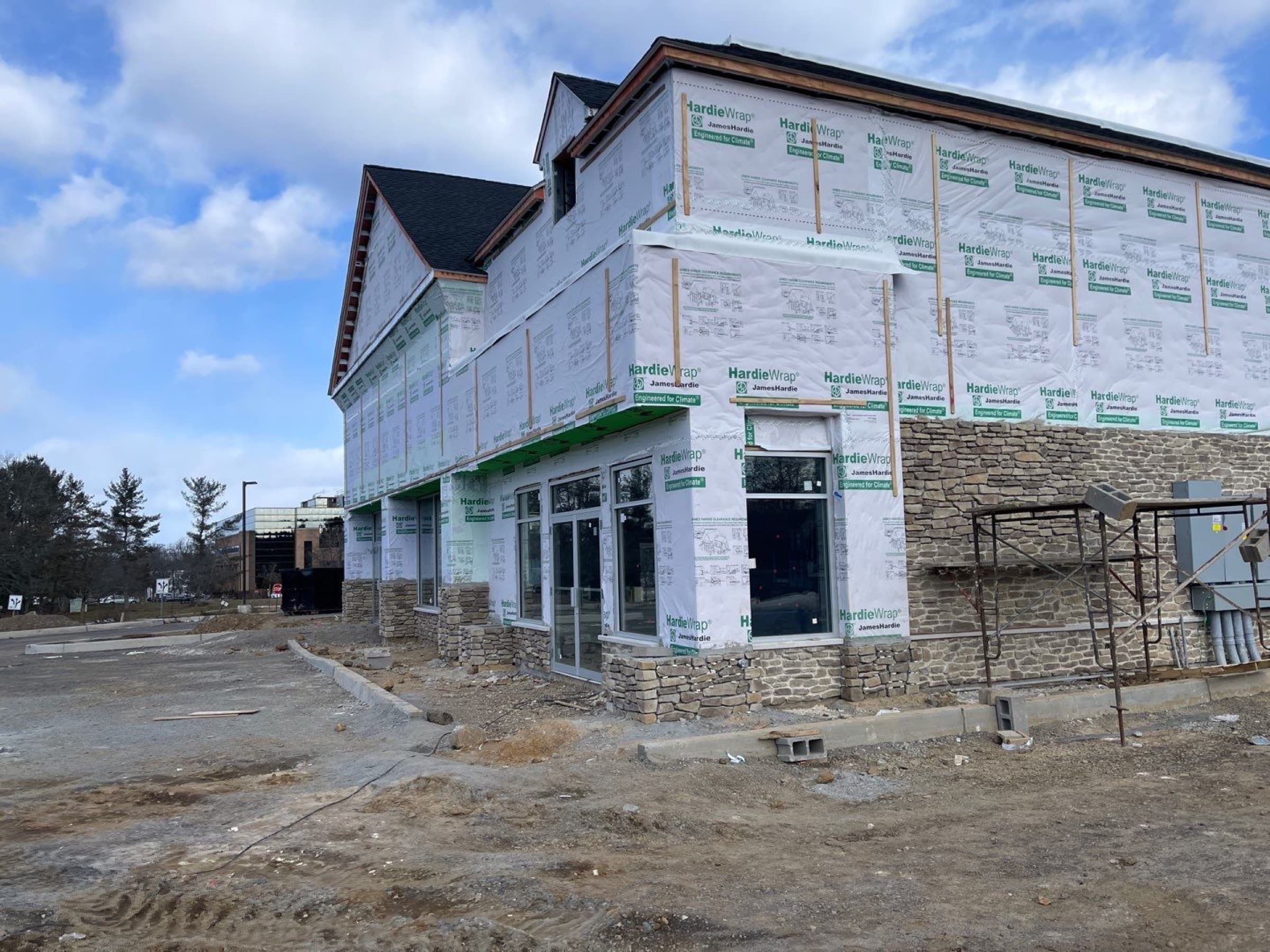 Commercial exterior renovation, Warren, NJ, project photo 2