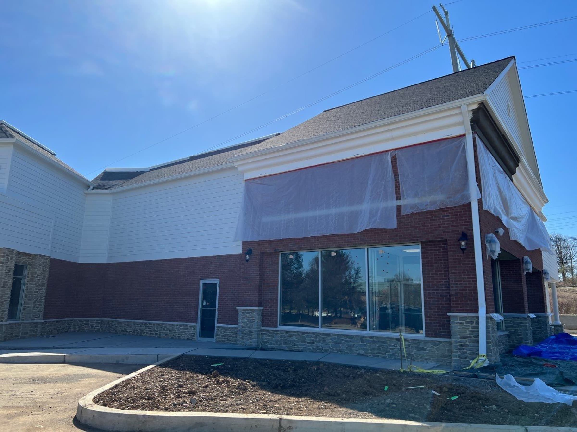 Commercial exterior renovation, Warren, NJ, project photo 3