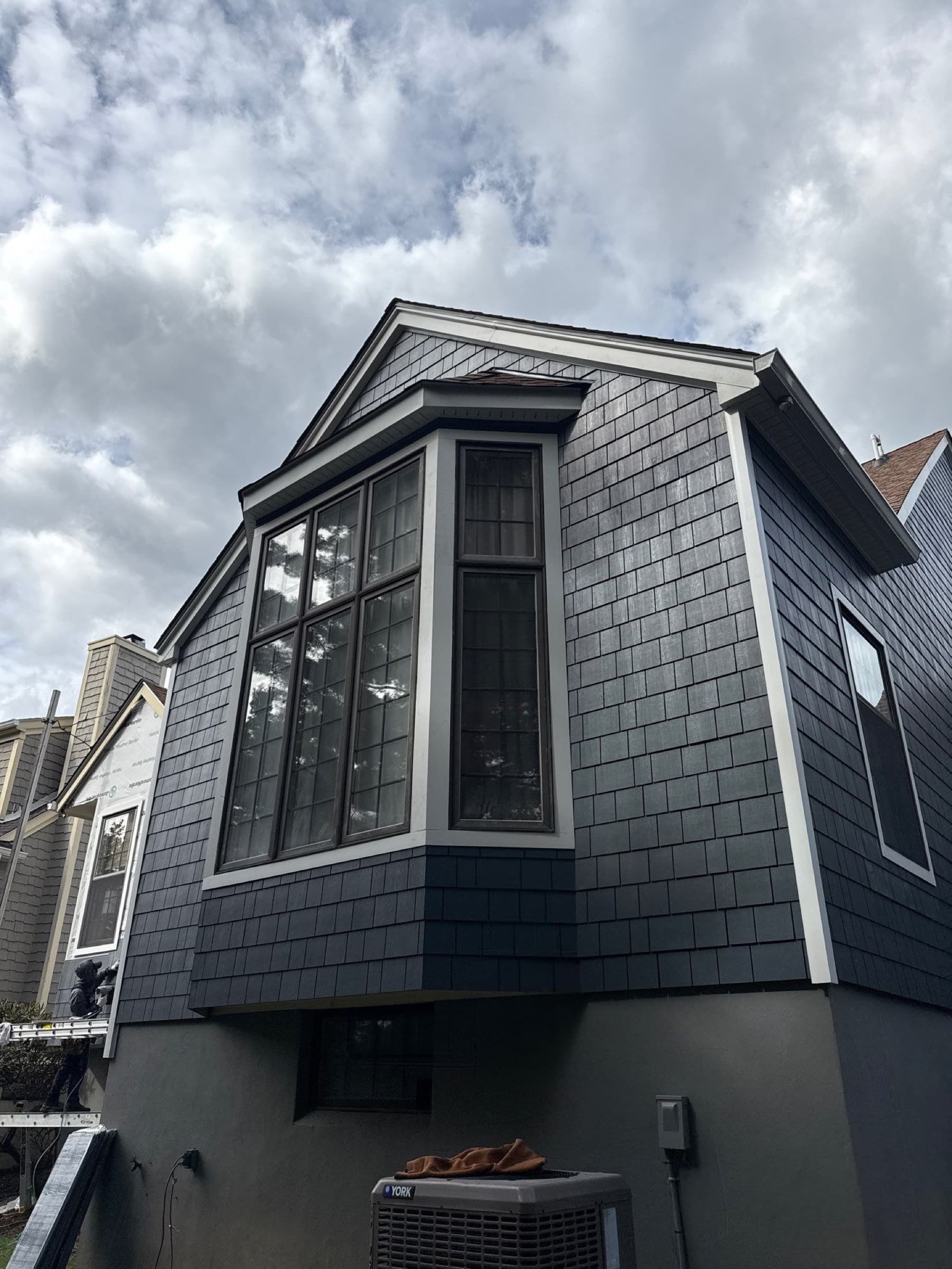 Townhome siding replacement, Wayne, NJ, project photo 1